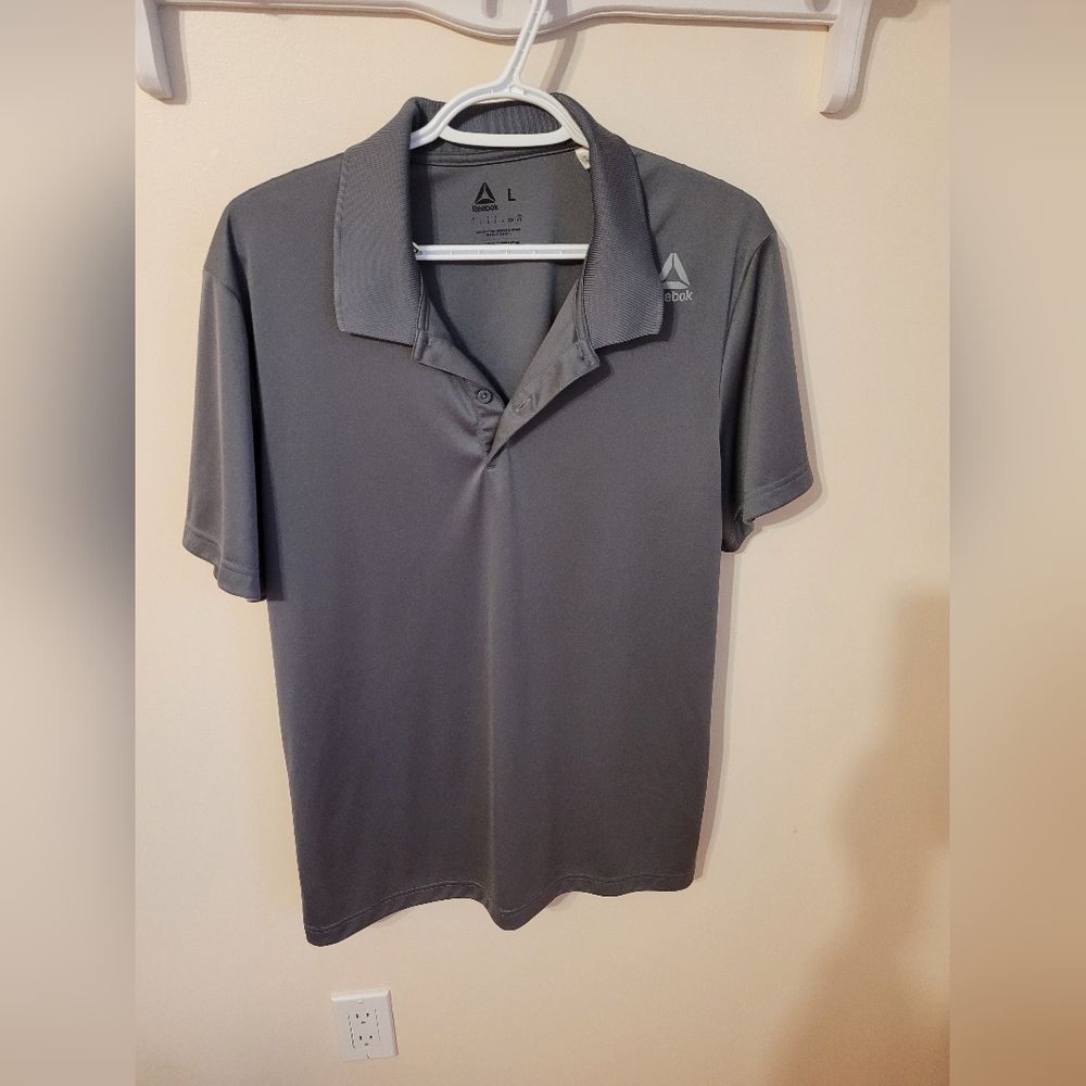 💚 Reebok Speedwick Men's Polo Shirt Size Large